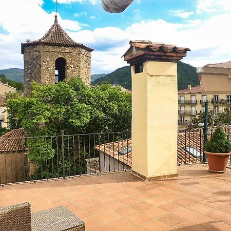 Casa Lola - Terraza Panoramica En El Centro Del Pueblo Διαμέρισμα Sant Joan de les Abadesses Εξωτερικό φωτογραφία