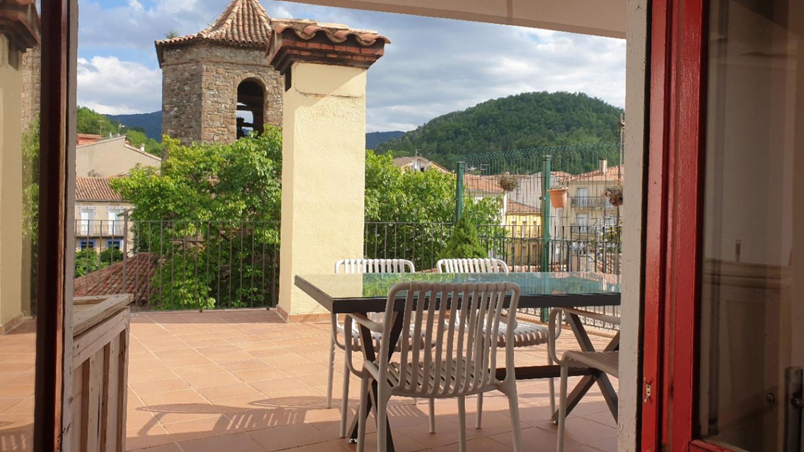 Casa Lola - Terraza Panoramica En El Centro Del Pueblo Διαμέρισμα Sant Joan de les Abadesses Εξωτερικό φωτογραφία